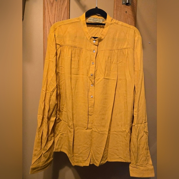 Dubarry of Ireland Mustard Long Sleeve Blouse - Picture 1 of 2